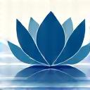 Stylized lotus flower icon representing holistic wellness.